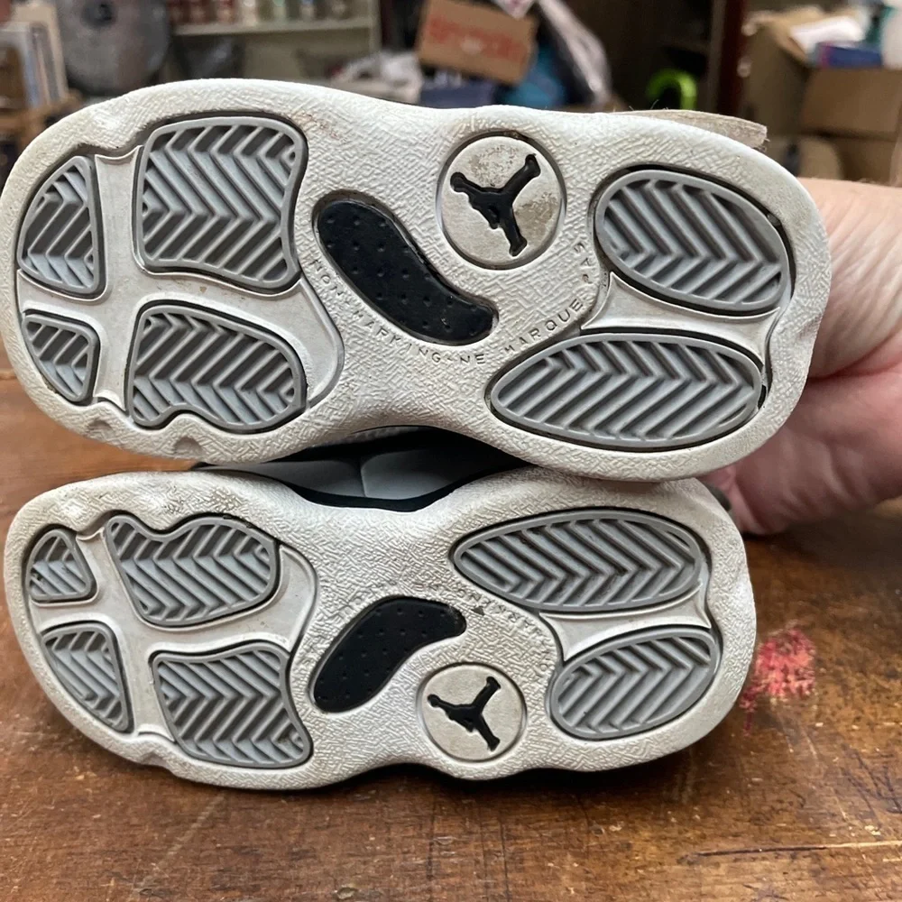 Toddler Air Jordan 2017‎ size 6C white gray black